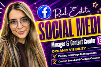be your real estate social media manager and content creator
