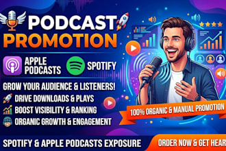 do podcast promotion of apple and spotify podcasts