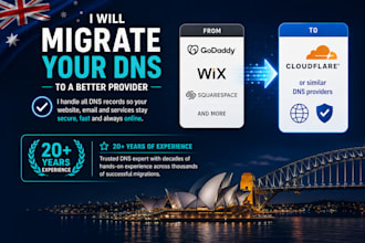 connect your domain to cloudflare and migrate your dns