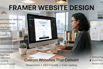 design framer website, webflow website framer landing page, figma to framer