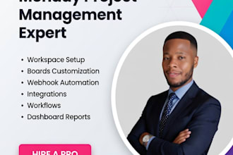 set up monday com CRM workflow automation and project management