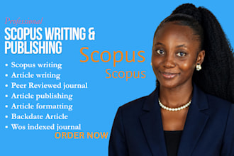 write, publish research article in scopus, wos indexed peer reviewed journals