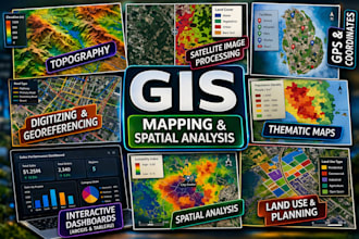 do interactive webgis portal, gis maps, geospatial analysis and gis mapping