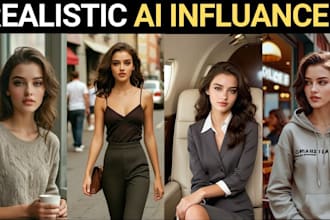 train a custom lora model for your ai influencer and generate consistent photos