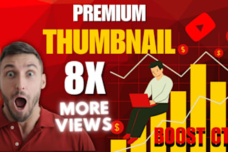 design an amazing youtube thumbnail
