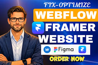 fix webflow bug, responsiveness issues, webflow seo and webflow cms problems