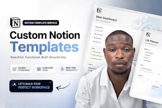 design notion template for business notion dashboard and notion consultation