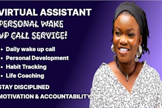 be your personal wake up call accountability coach daily motivation reminder
