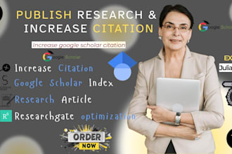 increase google scholar citation, backdate citation, write and publish article