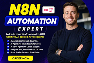 claw n8n ai automation crm workflow n8n ai agent, ai voice agent