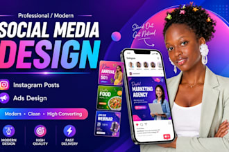 design social media posts, instagram posts design social media design poster