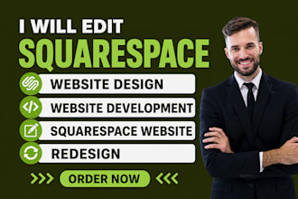 edit squarespace website design website development squarespace website redesign