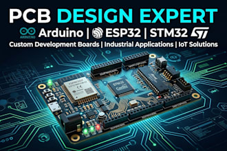 professional pcb design and schematic for arduino, esp32,stm32
