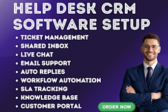 setup help desk CRM zendesk freshdesk intercom help scout liveagent front gorgia