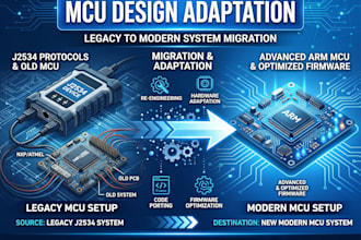 reverse engineer j2534 device firmware pcb and migrate to low cost mcu design