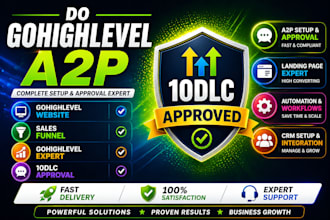 gohighlevel a2p gohighlevel sales funnel go high level expert ghl landing page