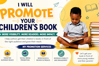 promote your children book to targeted readers and parents