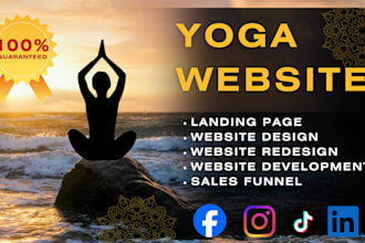yoga website gym wordpress fitness website health and fitness landing page