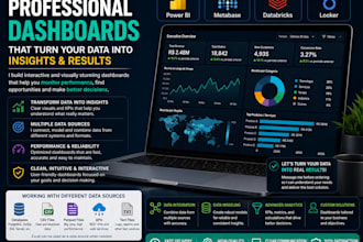 create a professional dashboard for your business