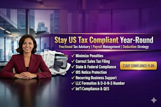 be your US tax compliance expert, fractional tax advisor, and payroll manager