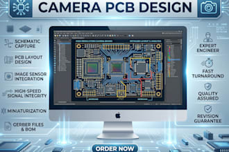 design camera pcb and embedded system for high quality document scanning device