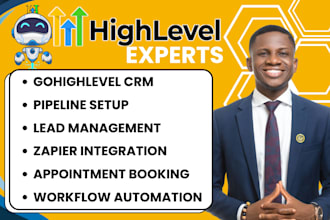 setup gohighlevel crm pipeline lead management appointment booking with zapier