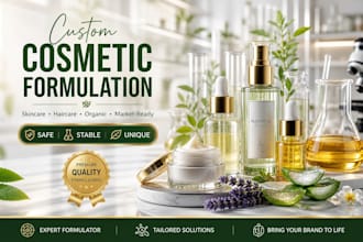 develop formulations for cosmetic products