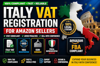 set up italy vat registration for amazon fba sellers