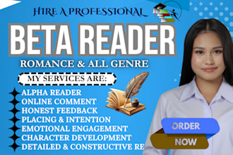 beta read, romance beta reader alpha reader, thriller, sci fi novel
