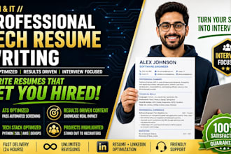 write a professional IT tech sales software engineering cybersecurity ats resume