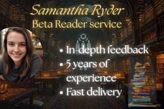 beta read your novel with honest feedback
