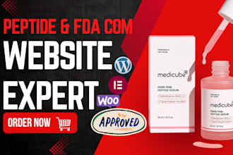 build supplement website supplement store peptide research peptide website