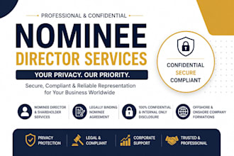 be your UK nominee director and nominee shareholder