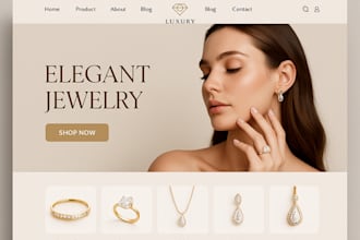 design jewelry shopify store, shopify dropshipping store shopify jewelry website