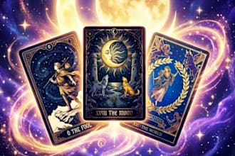 design tarot  oracle card deck and board game illustration