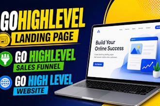 gohighlevel landing page go highlevel sales funnel go high level website