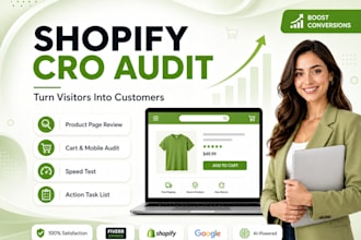 do a shopify cro audit or conversion rate optimization for your shopify website