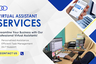 be your virtual assistant for data entry and excel tasks