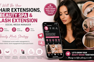 be your hair extensions beauty spa lash extension social media marketing manager