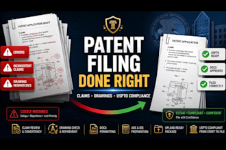 review, format and prepare uspto patent application
