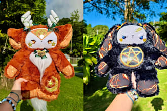 design plush toy handcrafted animal personalized animal plush to handmade plush