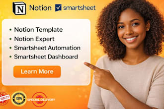 create custom notion template, notion expert for you