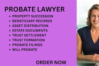 handle irrevocable trust matters, probate processes, and asset protection cases