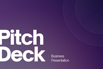 design investor pitch decks and fundraising pitch decks for investor startup