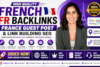 do high quality french fr backlinks, france guestpost, link building, SEO
