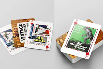 design professional board game card game illustration card box and rule book
