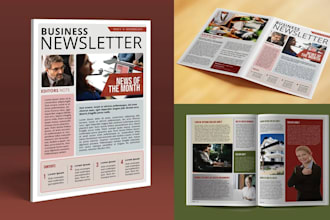 design magazine ads, editorial layout, brochure and professional print design