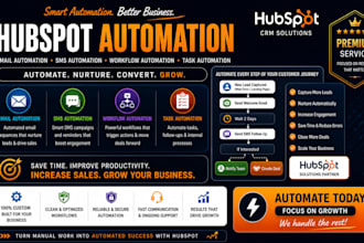 do email, sms, workflow and task automation with hubspot CRM