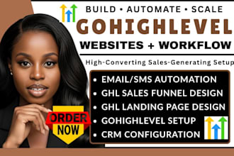 set up gohighlevel funnel automation and CRM that converts leads tracking system