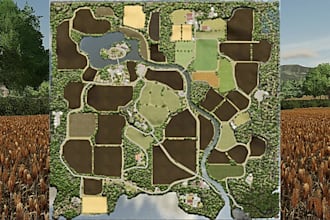 build realistic farming simulator maps with roads fields and buildings